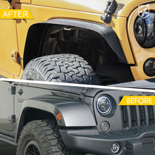 Load image into Gallery viewer, Front Rear Fender Flares Textured Steel 2007-2018 Jeep Wrangler JK