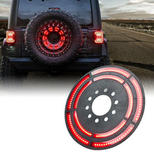 Load image into Gallery viewer, 14&quot; Dual LED Spare Tire Light Rear Brake Lamp for 2007-2018 Jeep Wrangler JK