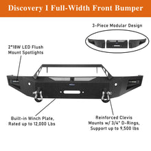 Load image into Gallery viewer, Front+Rear Bumper w/ Winch Plate 2015-2018 Dodge Ram 1500 Rebel