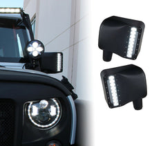 Load image into Gallery viewer, LED Side Mirrors Clear w/ Turn Signal Lights 2007-2018 Jeep Wrangler JK