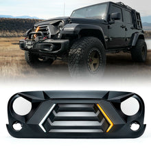 Load image into Gallery viewer, Front Grille w/ Turn Signal/Hazard/DRL 2007-2018 Jeep Wrangler JK