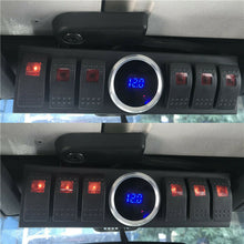 Load image into Gallery viewer, 12V Overhead 6-Switch Pod / Panel w/ Control &amp; Source For Jeep Wrangler JK 2011-2018