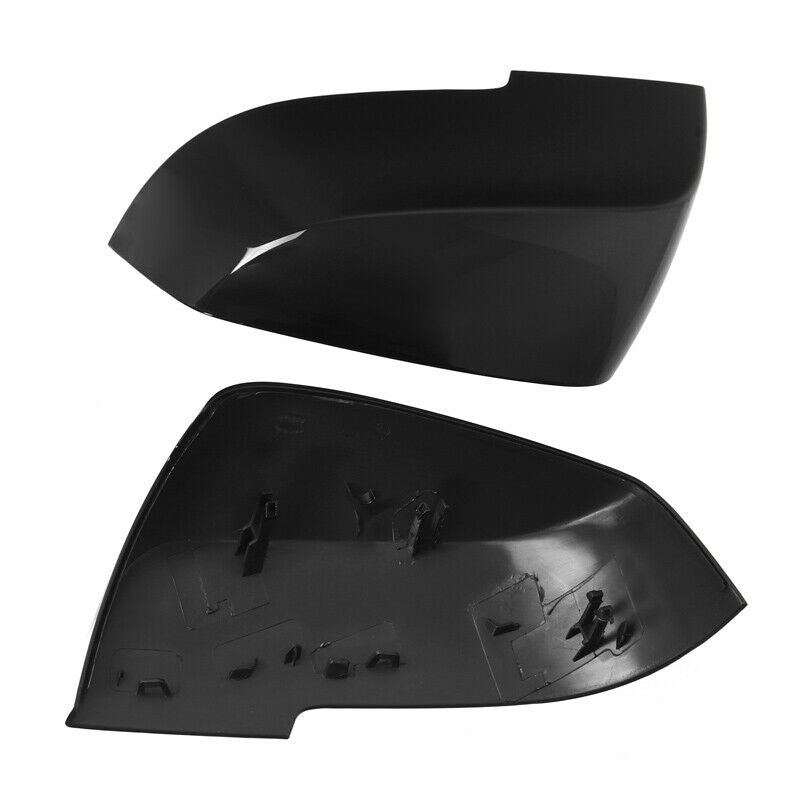 Gloss Black Side Rearview Mirror Cover Caps 2012+ BMW 1 2 3 4 Series F21 F30 F34