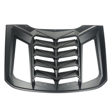 Load image into Gallery viewer, Rear Window Louvers 2015-2021 Ford Mustang GT Lambo Style Unpainted Black