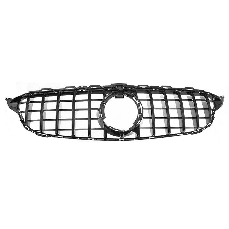 GTR Style Front ALL Black Grille 2019+ Mercedes Benz W205 C200 C300 C250