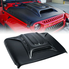 Load image into Gallery viewer, Ram Air Vented Steel Hood  2018-2021 Jeep Wrangler JL &amp; Gladiator JT