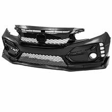 Load image into Gallery viewer, TR Style Unpainted Front Bumper 2016+ Honda Civic