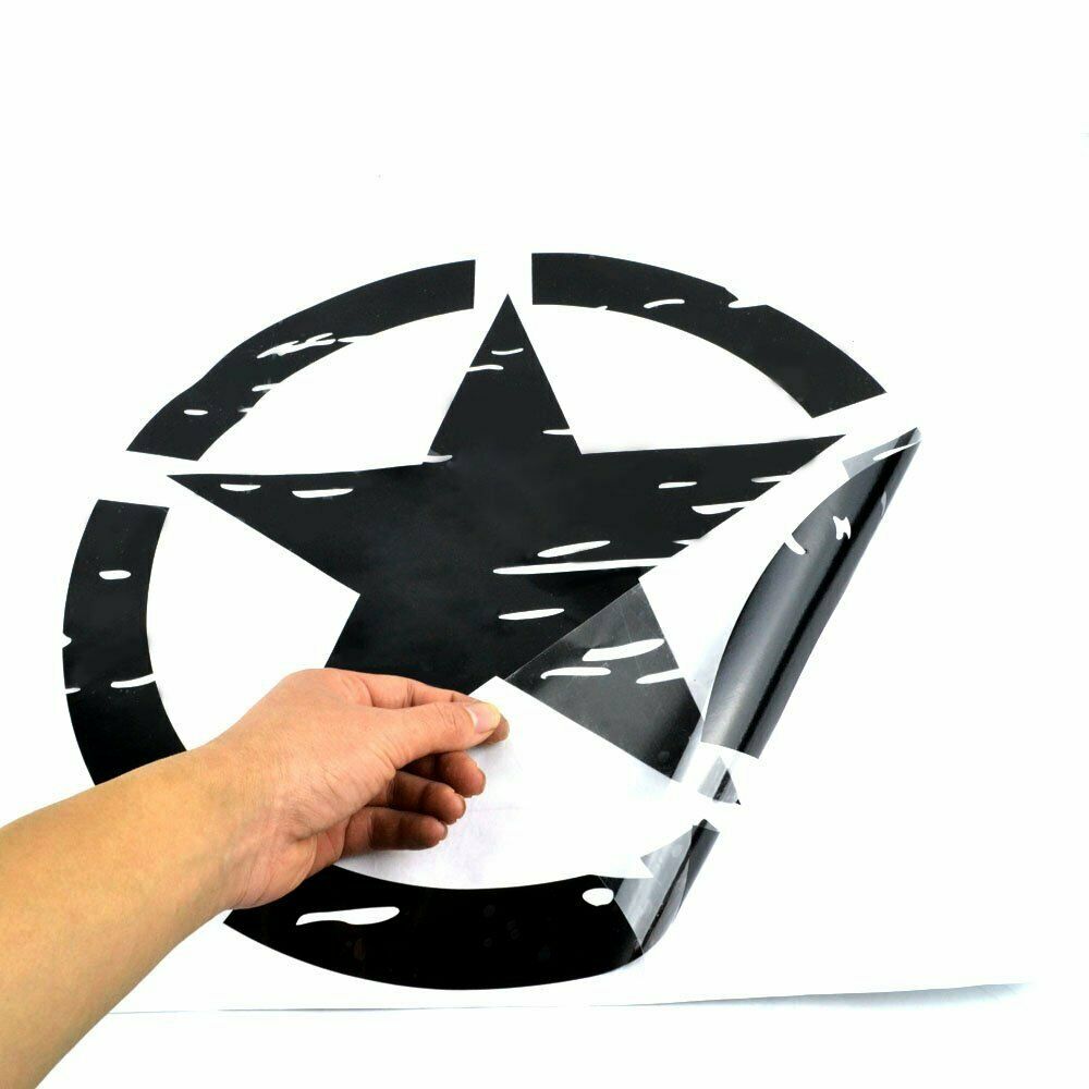 16x16 inch Military Army Star Sticker Decal For Truck Jeep Wrangler