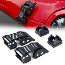 Load image into Gallery viewer, Hood Latches Catch Locking Buckle USA Flag 2007-2022 Jeep Wrangler JK JL JT