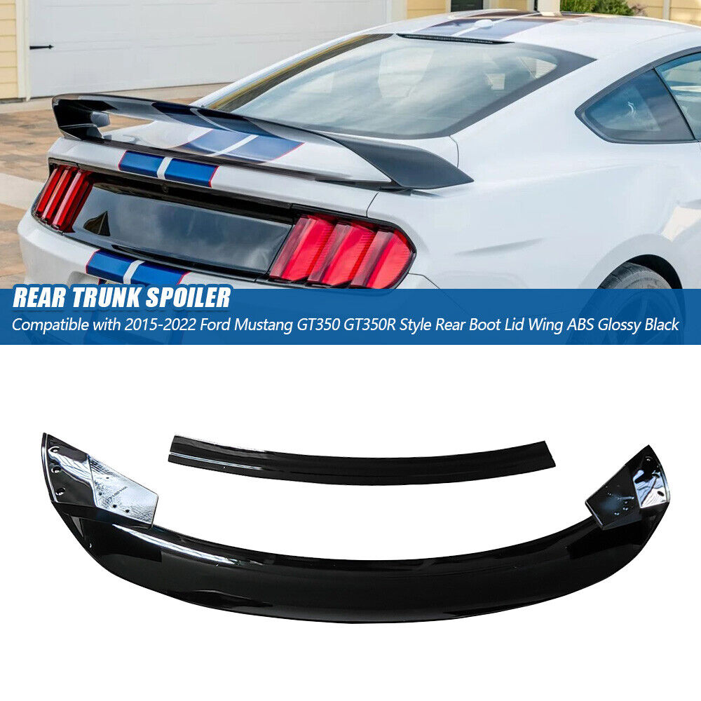 GT350R Style Rear Trunk Spoiler Wing 2015-2022 Ford Mustang