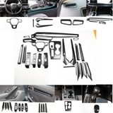 22PCS Carbon Style Interior Kit Trim Cover 2023-2024 Honda Civic Sedan