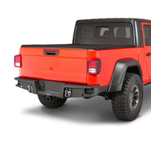 Load image into Gallery viewer, Texture Black Step Rear Bumper Bar w /D-Ring Jeep Gladiator JT 2020-2022