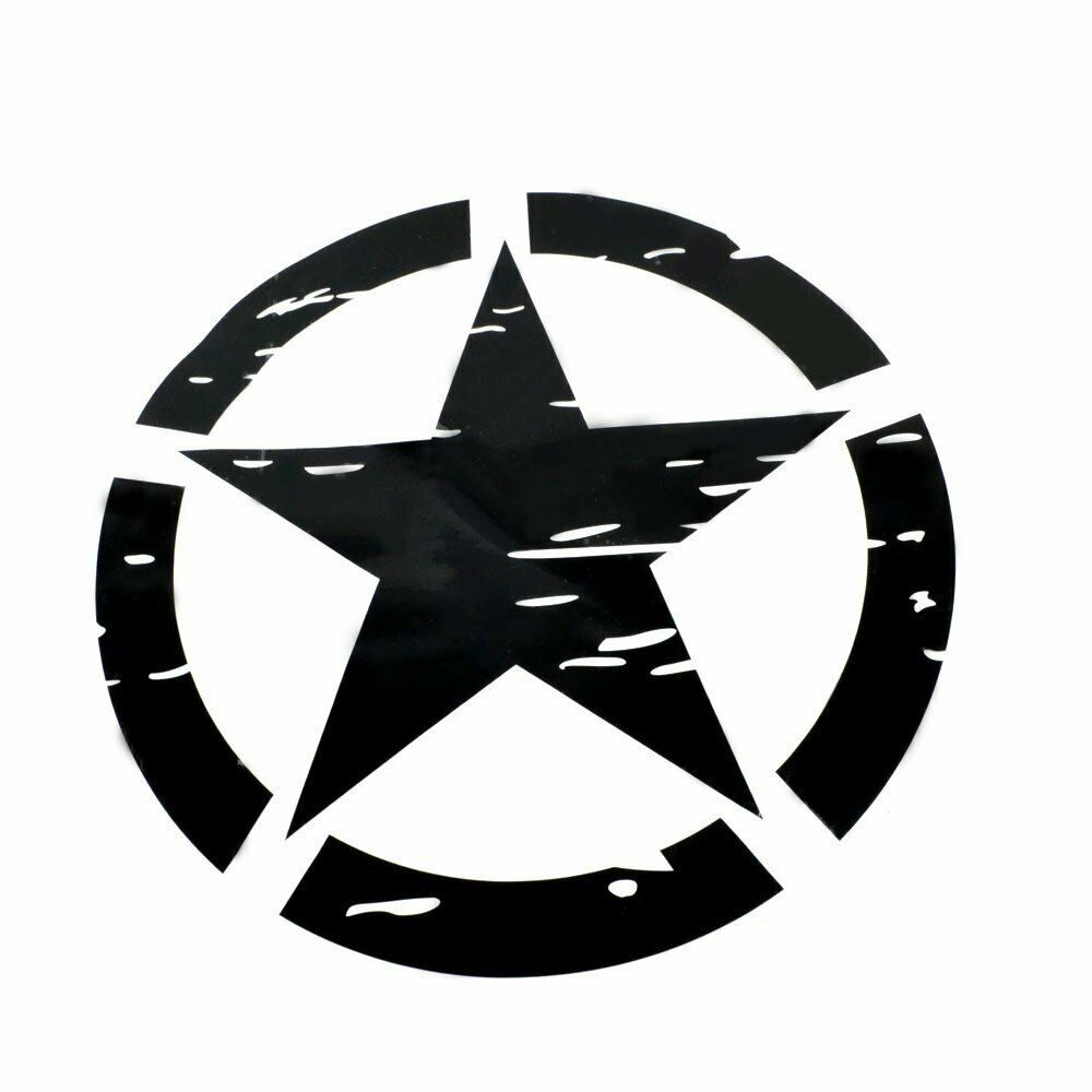 16x16 inch Military Army Star Sticker Decal For Truck Jeep Wrangler