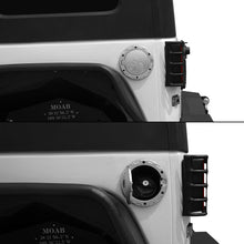 Load image into Gallery viewer, Hooke Road Fuel Filler Door Cover Gas Tank Cap Silver 2007-2018 Jeep Wrangler JK