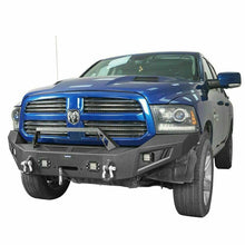 Load image into Gallery viewer, DISCOVERER STEEL FULL WIDTH FRONT BUMPER W/ WINCH PLATE FIT 13-18 DODGE RAM 1500