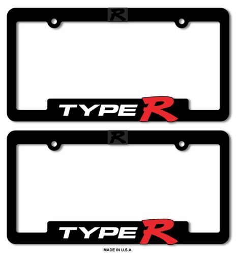 Type-R Style 3D Letter License Plate Frames Honda Civic Acura Integra Models