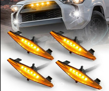 Load image into Gallery viewer, 4pcs Front Grille Led Amber Lights 2014-2021 Toyota 4Runner TRD Pro