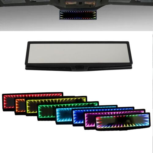 JDM LED Galaxy Multi Color Clip-on Rear View Wink Mirror