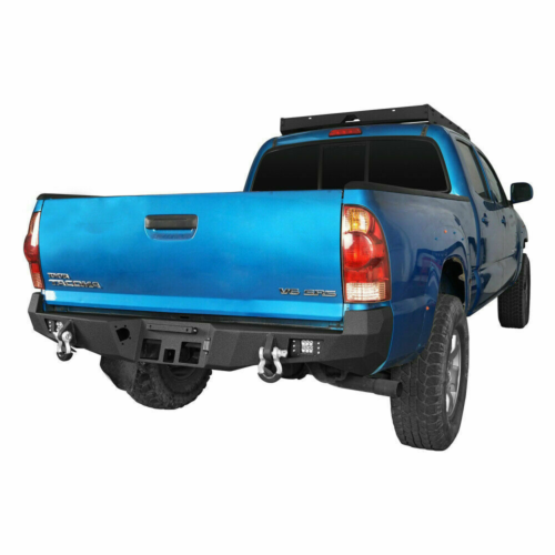Rear Bumper w/ License Plate Light, Hitch Receiver Toyota Tacoma 2005-2015