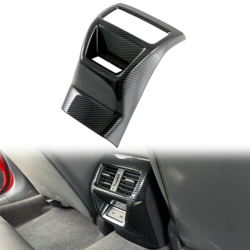 Carbon Fiber Style Rear Air Vent Outlet Trim Cover 2022+ Honda Civic 11th Gen
