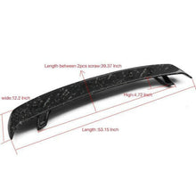 Load image into Gallery viewer, Forged Carbon Fiber Rear Trunk Spoiler 2016+ Honda Civic