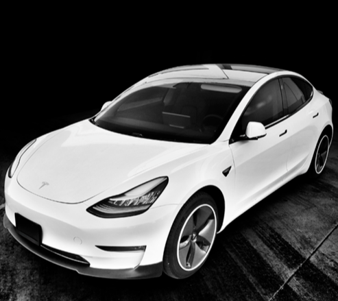 VS Style Front Bumper Lip Spoiler 2017+ Tesla Model 3