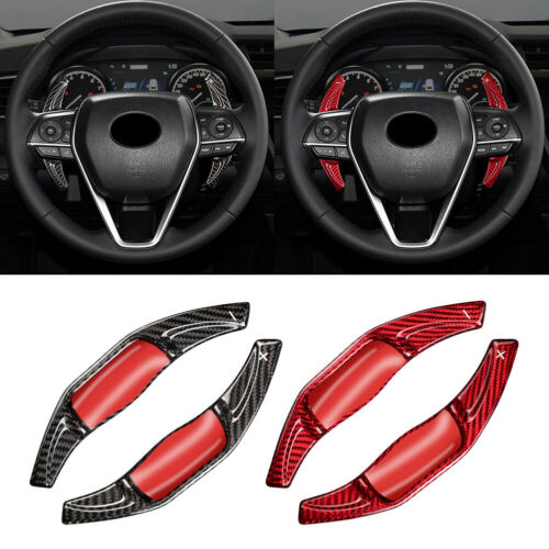Carbon Fiber Steering Wheel Paddle Shifter 2018+ Toyota Camry Corolla