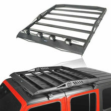 Load image into Gallery viewer, Front Roof Rack Luggage Carrier w/ Light 2018-2022 Jeep Wrangler/Gladiator JL JT