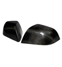Load image into Gallery viewer, Carbon Fiber Side Mirror Cover Caps 2Pcs 2017-2021 Tesla Model 3