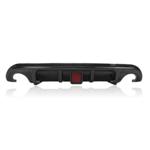Carbon Style Rear Bumper Lip Diffuser W/ LED Light 2014-2016 Infiniti Q50