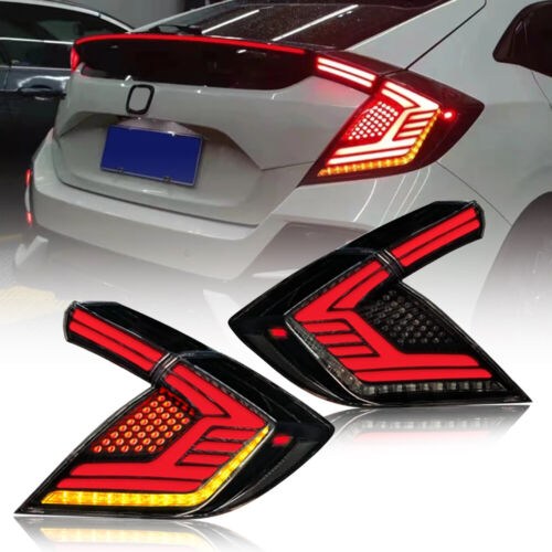 ZR2 Style LED Sequential Tail Lights 2017+ Honda Civic FK7 / FK8