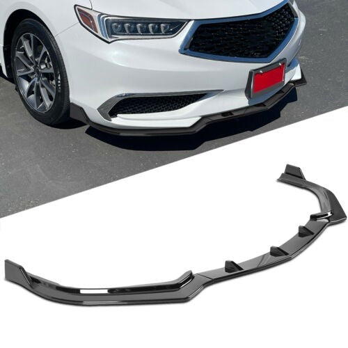 XR Style Front Bumper Lip 2018-2021 Acura TLX Gloss Black