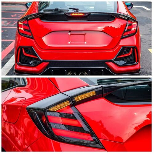 V1 LED Tail Lights & Lambo Style Headlights Combo 2017+ Honda Civic Hatchback FK7 / FK8