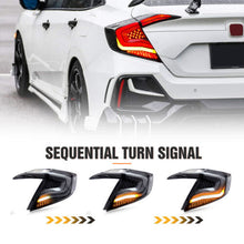 Load image into Gallery viewer, RGB V2 LED Sequential Tail Lights 2016+ Honda Civic Sedan