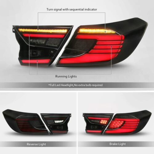 Primitive V4 LED Dynamic Animation Taillights 2018+ Honda Accord