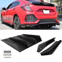 Load image into Gallery viewer, W1 Style Rear Bumper Lip Diffuser Splitter 2017-21 Honda Civic Hatchback