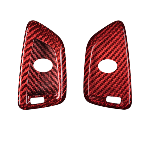 Dry Carbon Fiber Remote Key Fob Case 3D Cover 2020 2021 Toyota Supra A90 MKV