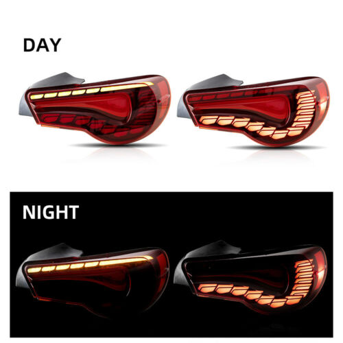 VR Style FULL LED Tail Lights w/ Sequential 2012-2021 Toyota 86 FR-S BRZ