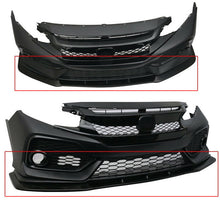 Load image into Gallery viewer, V3 Style Polyurethane Front Bumper Lip 2017+ Honda Civic