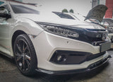 V5 Style Front Bumper Lip PP 2019+ Honda Civic Base Model